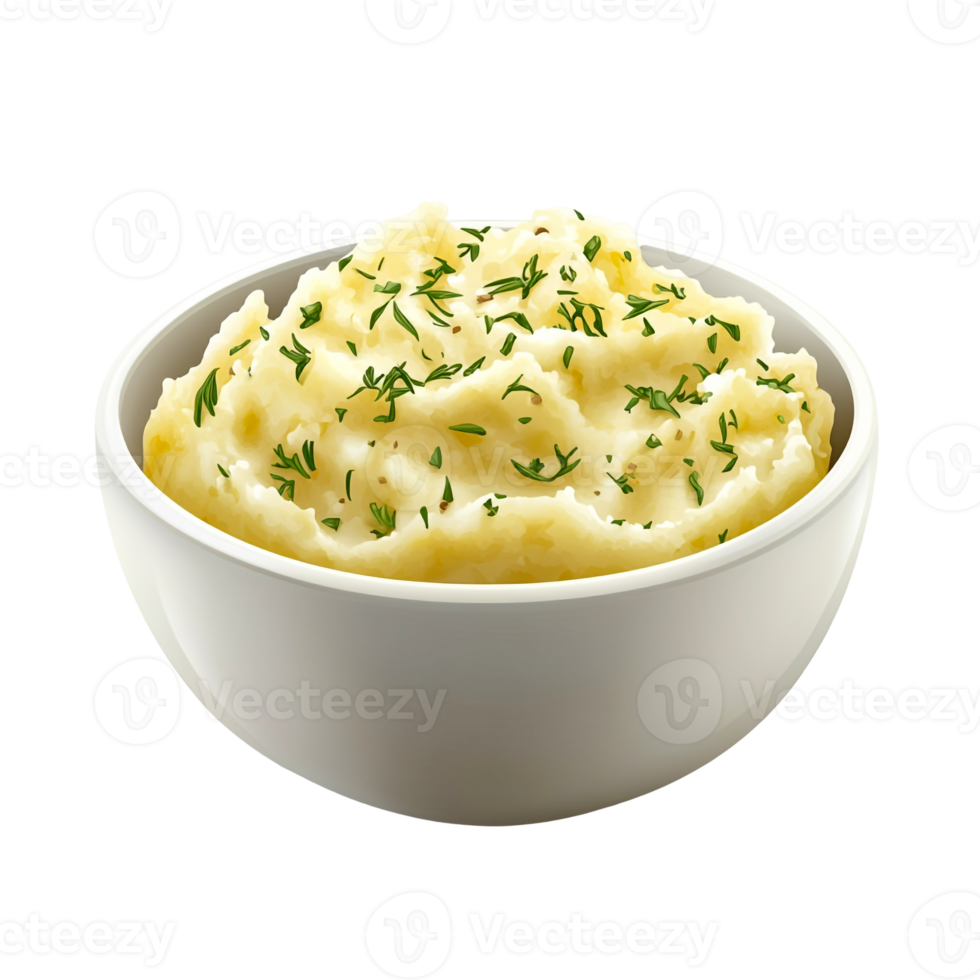 Creamy mashed potatoes png