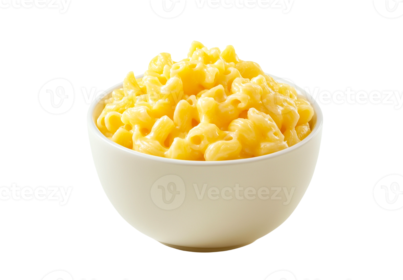 Baked macaroni and cheese in a bowl png