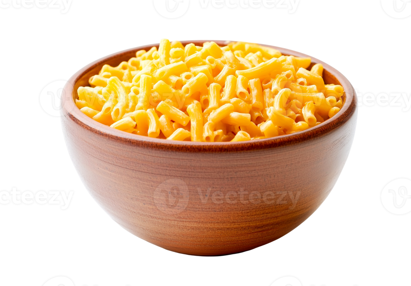 Homemade macaroni and cheese in a bowl png