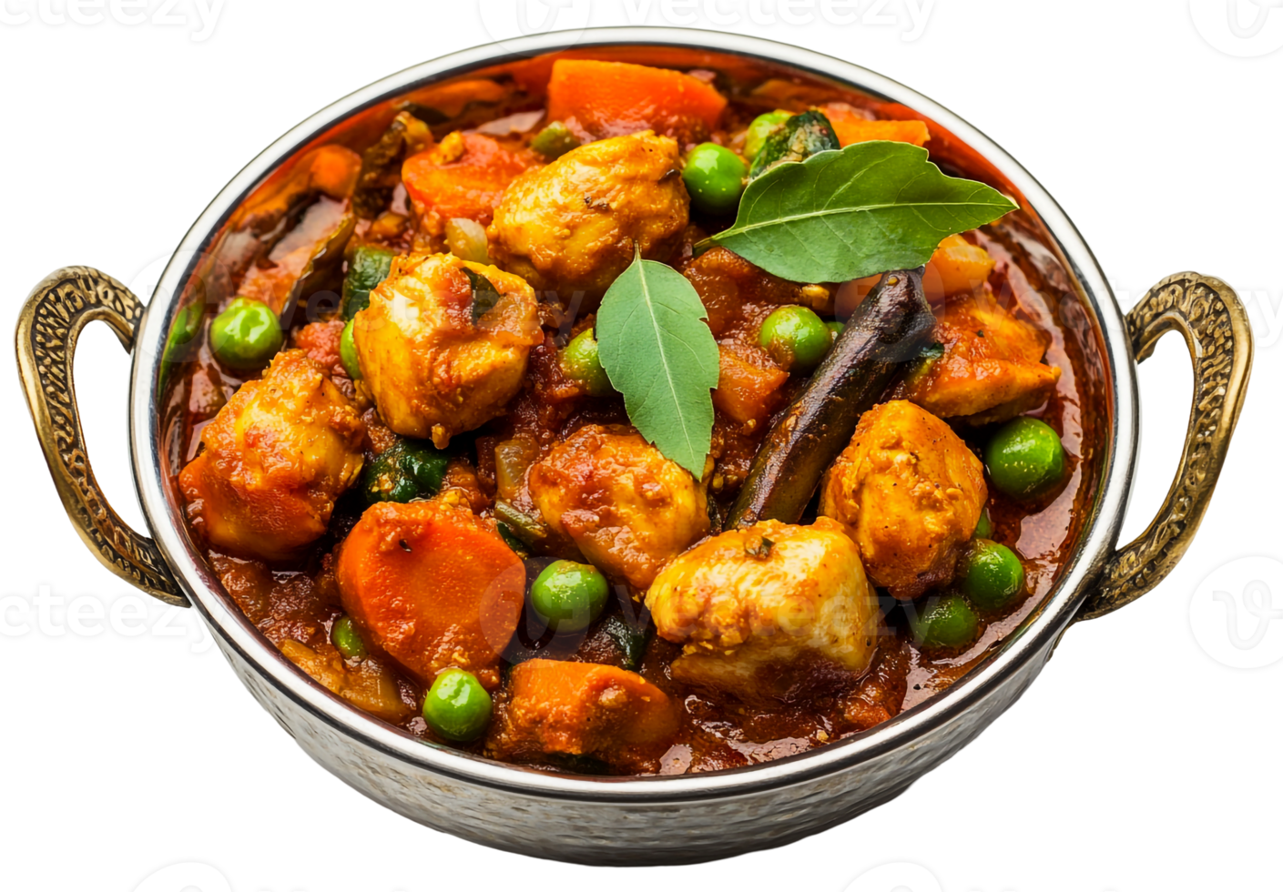Indian-style bhaji served in a steel bowl png