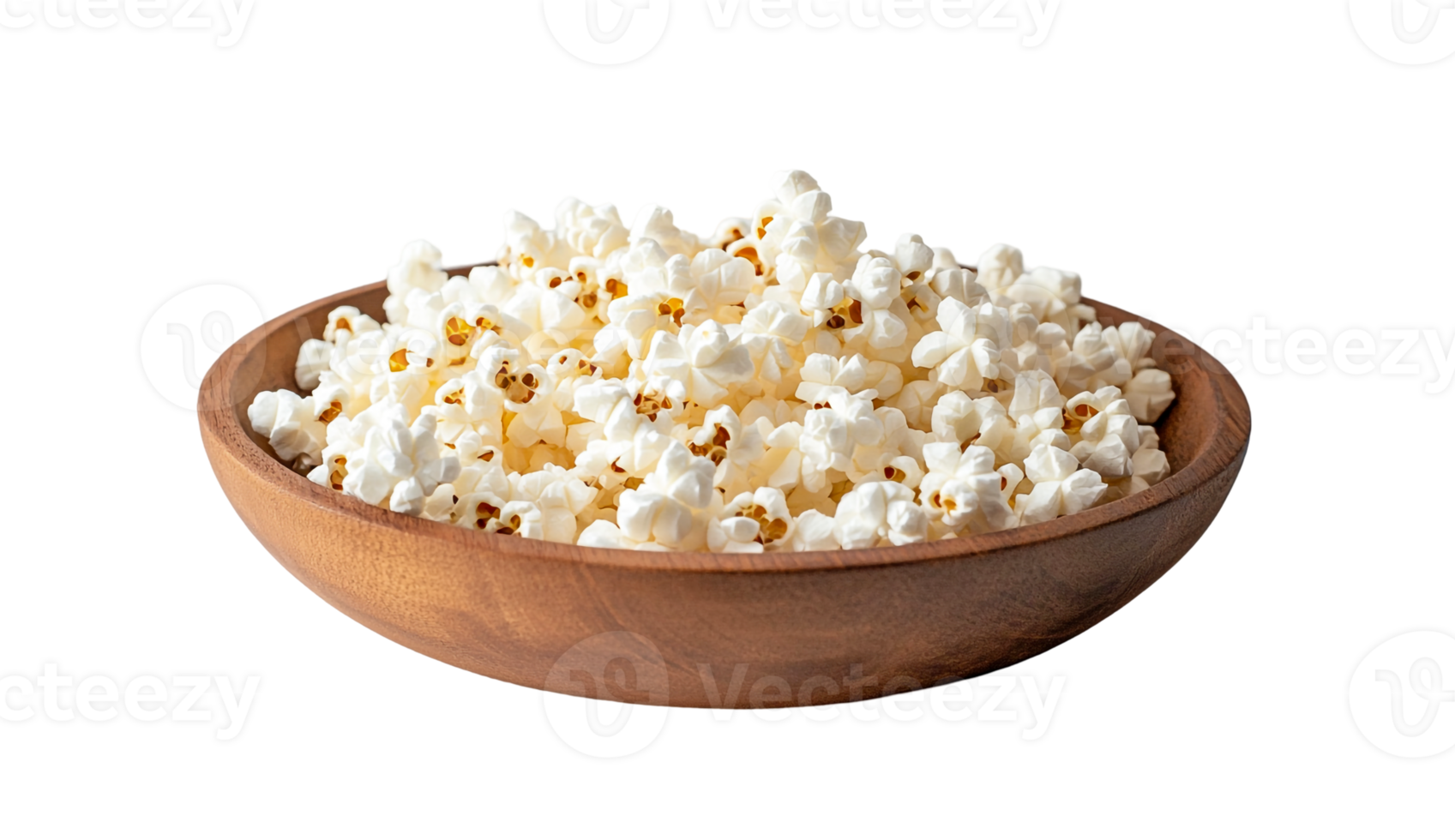 delicioso palomitas de maiz en un de madera servicio bandeja png