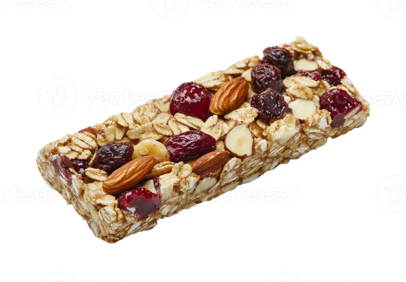 Single granola bar on a surface png