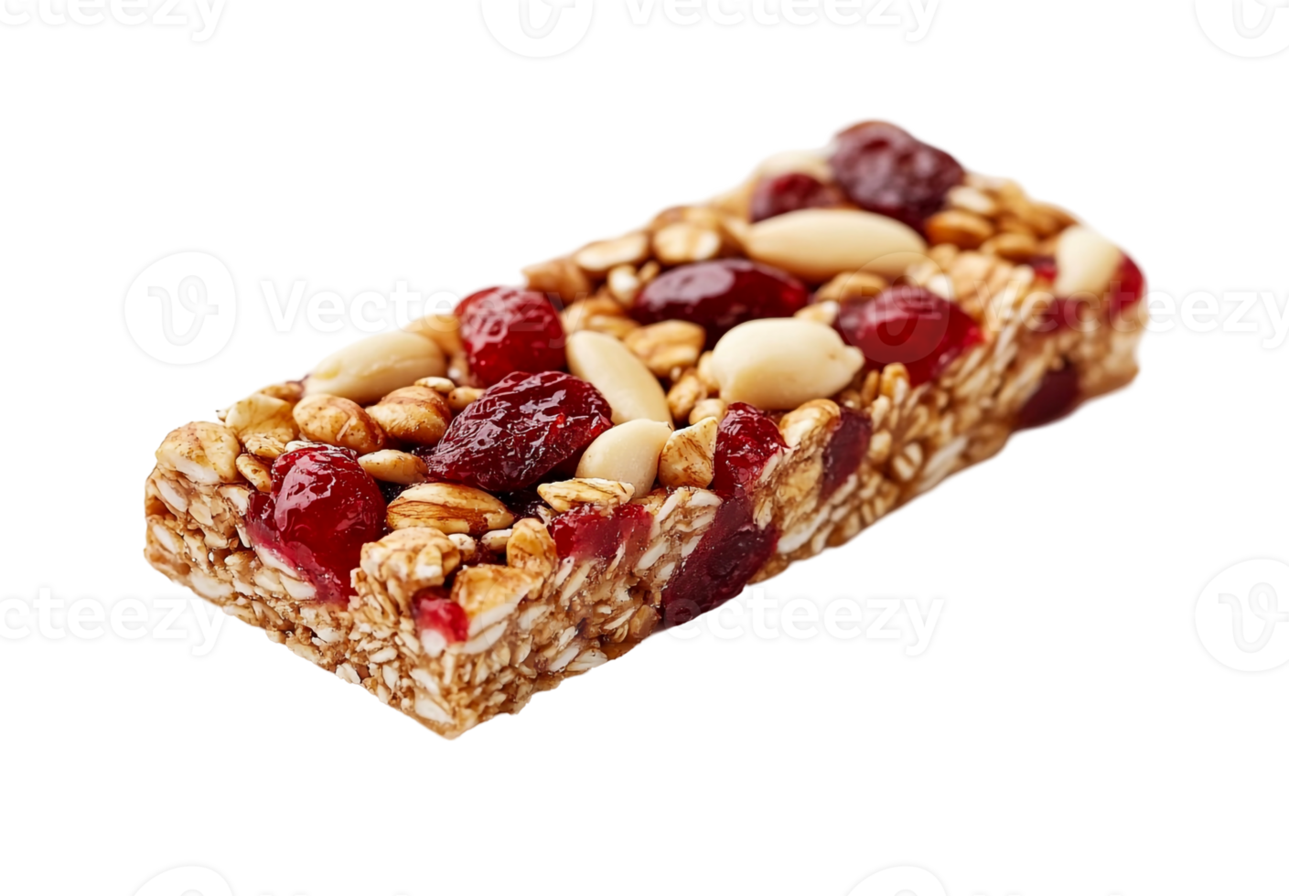 Textured granola bar close-up png