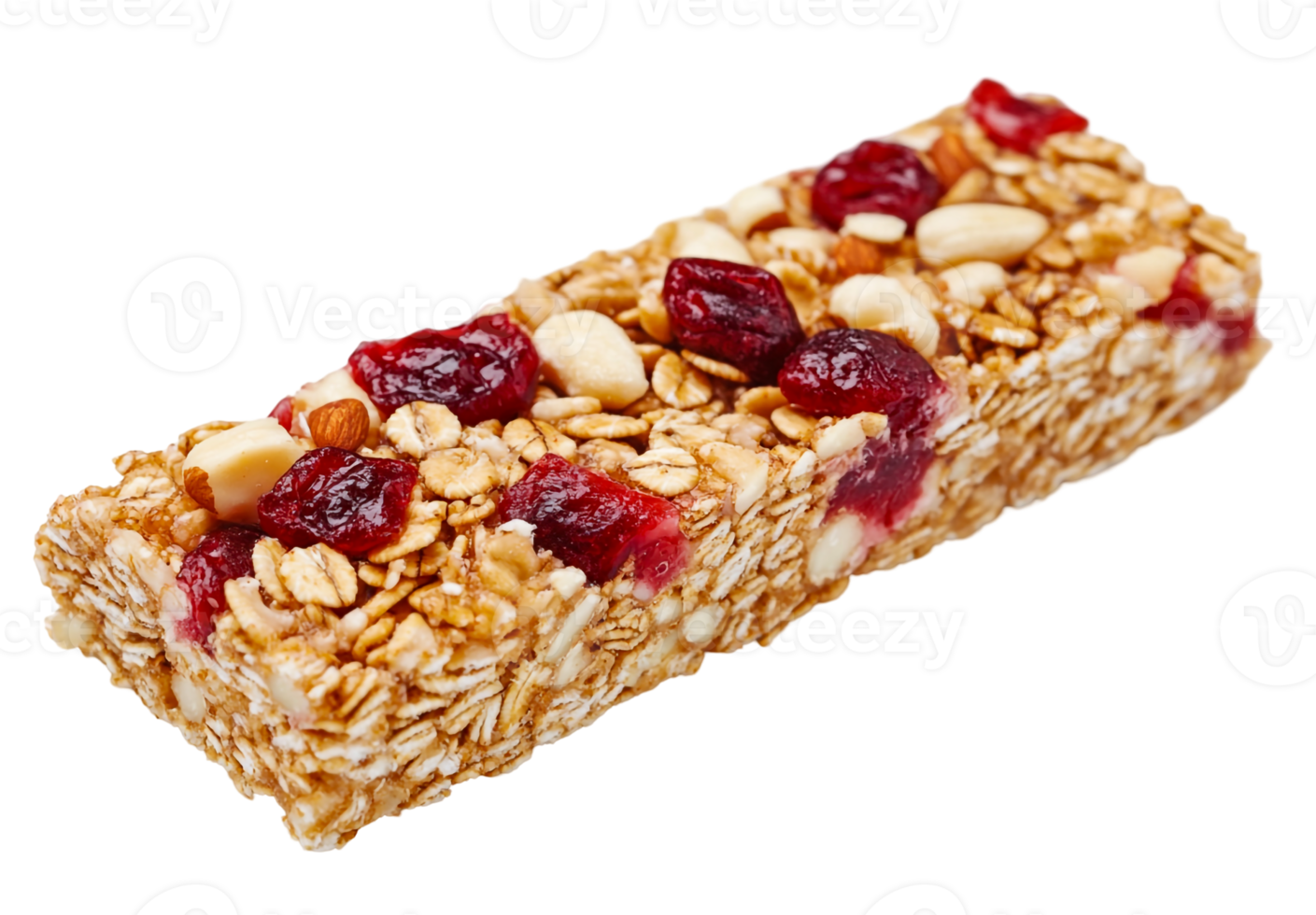 Close-up of a crunchy granola bar png