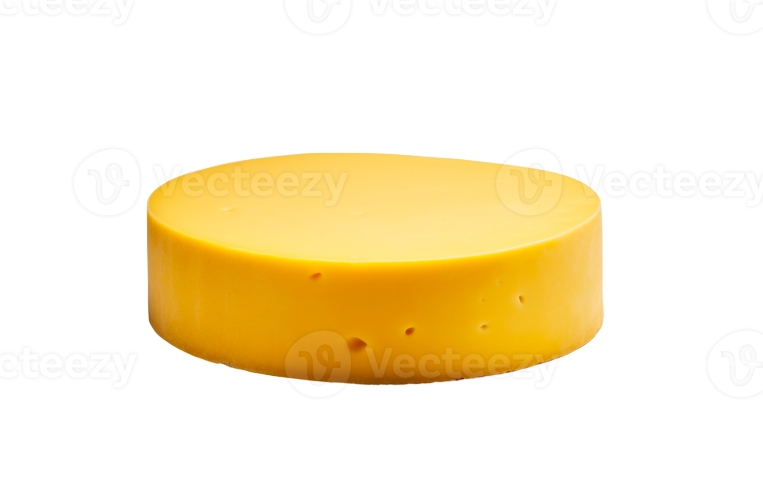 Single circular cheese block png