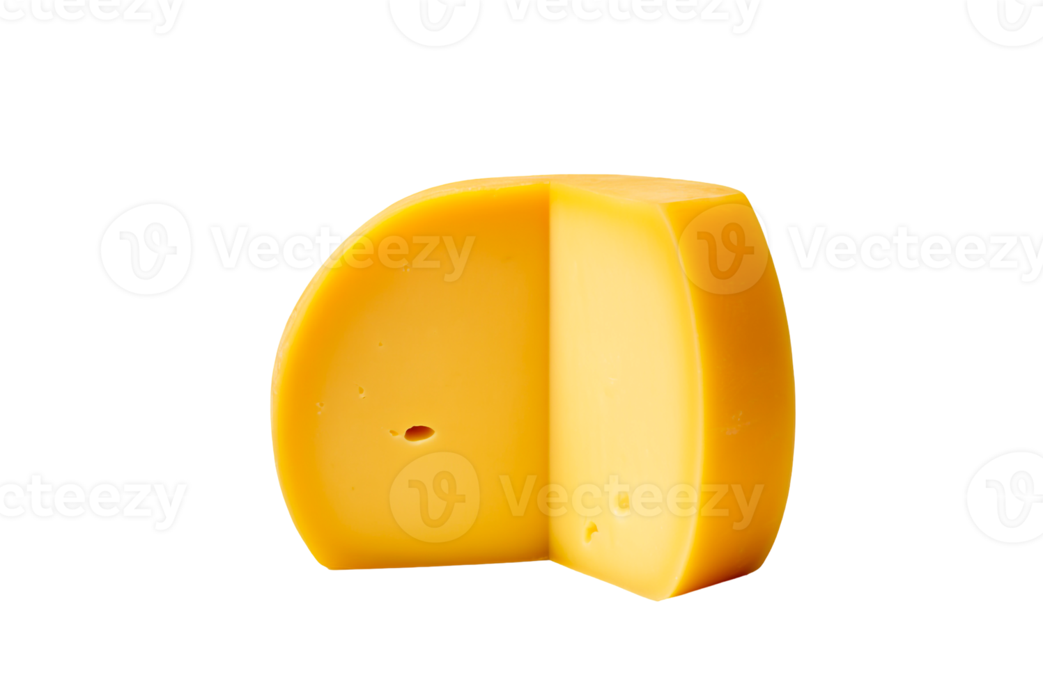 Rustic round cheese block png