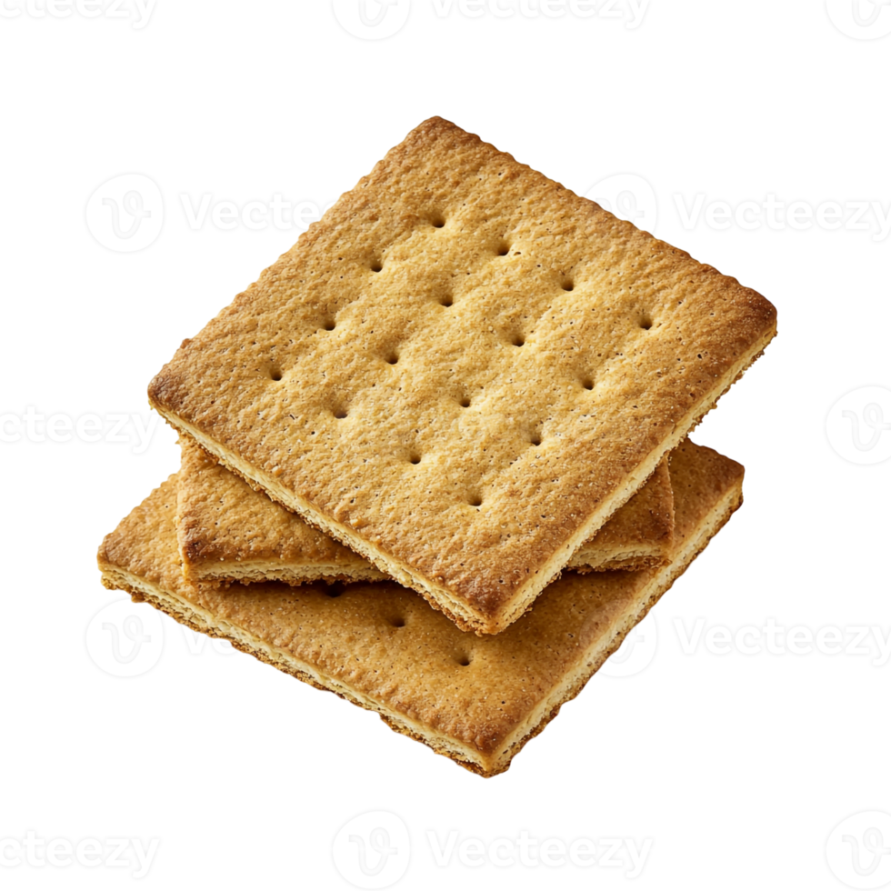 Stack of graham cracker squares png