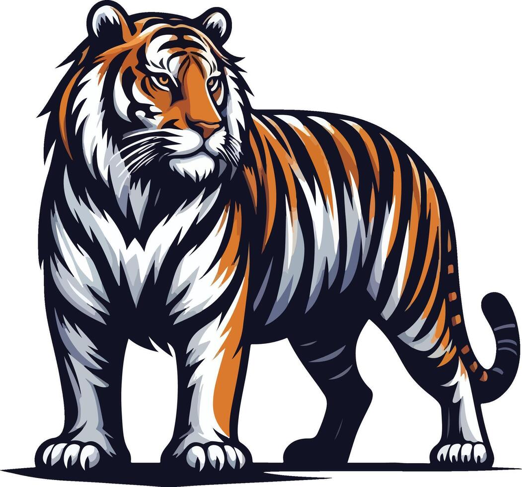 Bold Tiger Illustration vector