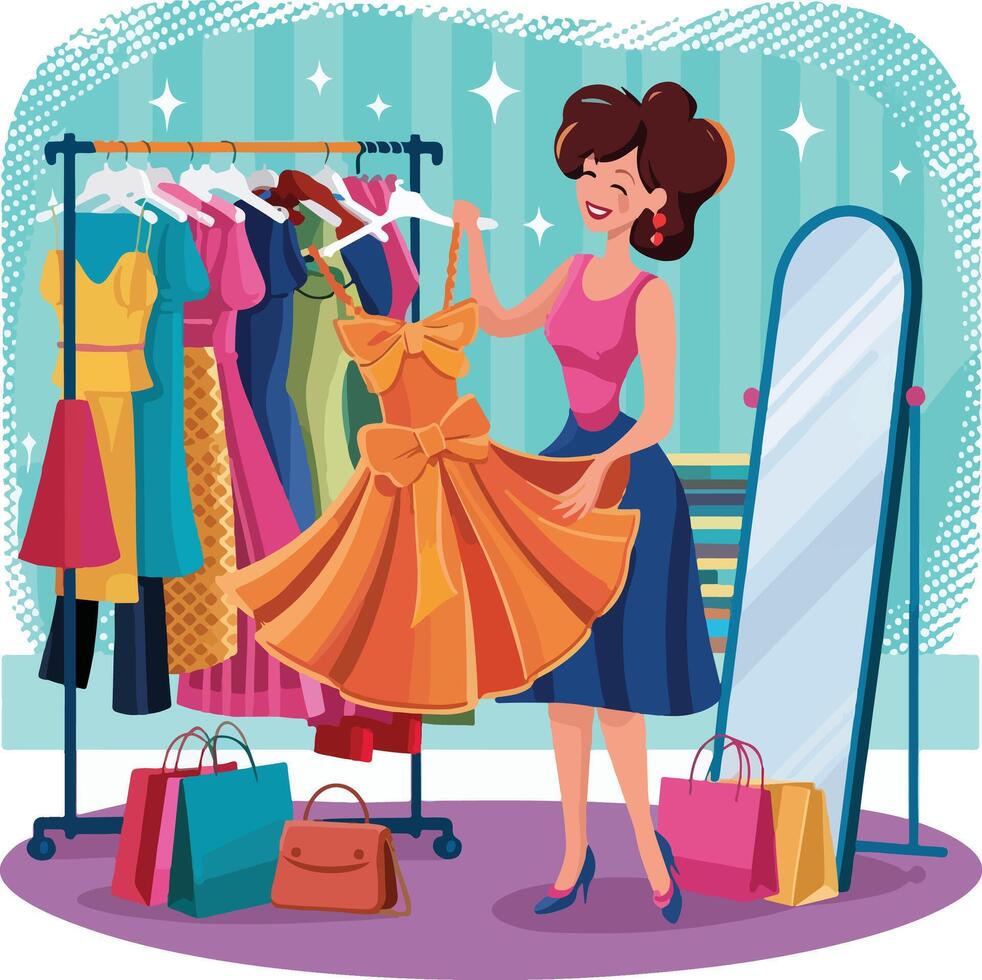 Shopping Tips for Picking the Perfect Outfit vector