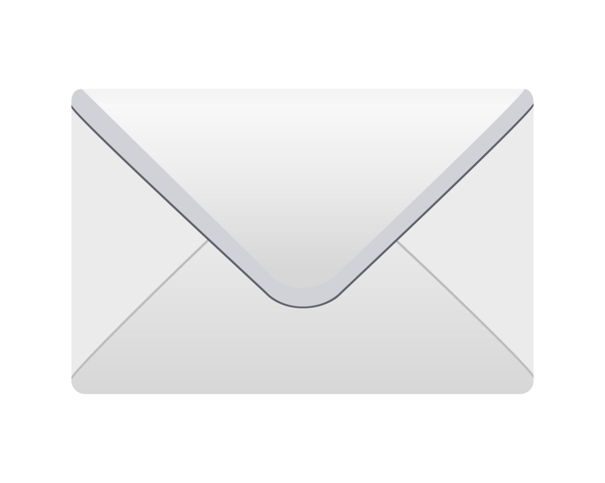 White envelope icon png