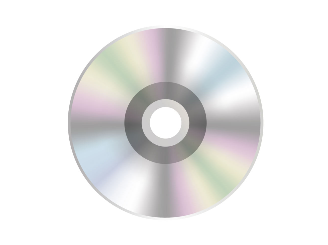 Silver optical disc icon, used to represent CD, DVD and related film, music content, albums png