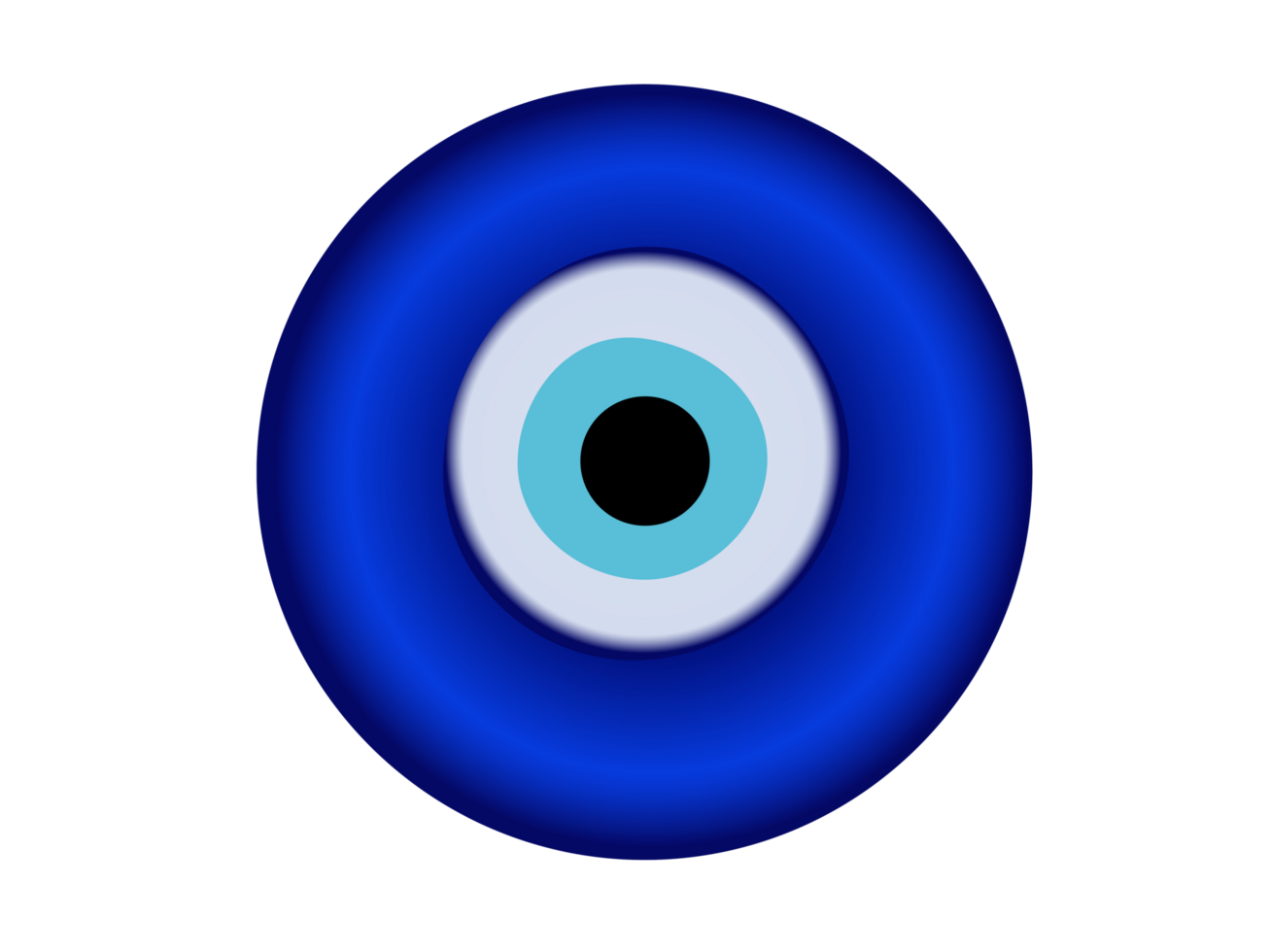 Nazar Amulet blue eye shaped icon, senses of looking, charms, envy, jealousy in Turkey culture png