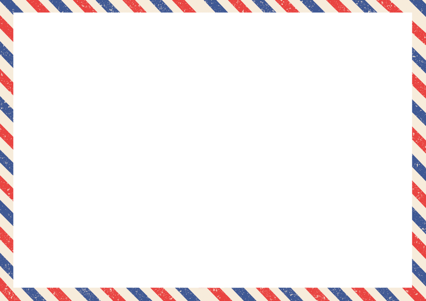 Blank vintage poster, flyer background with blue, red border design png