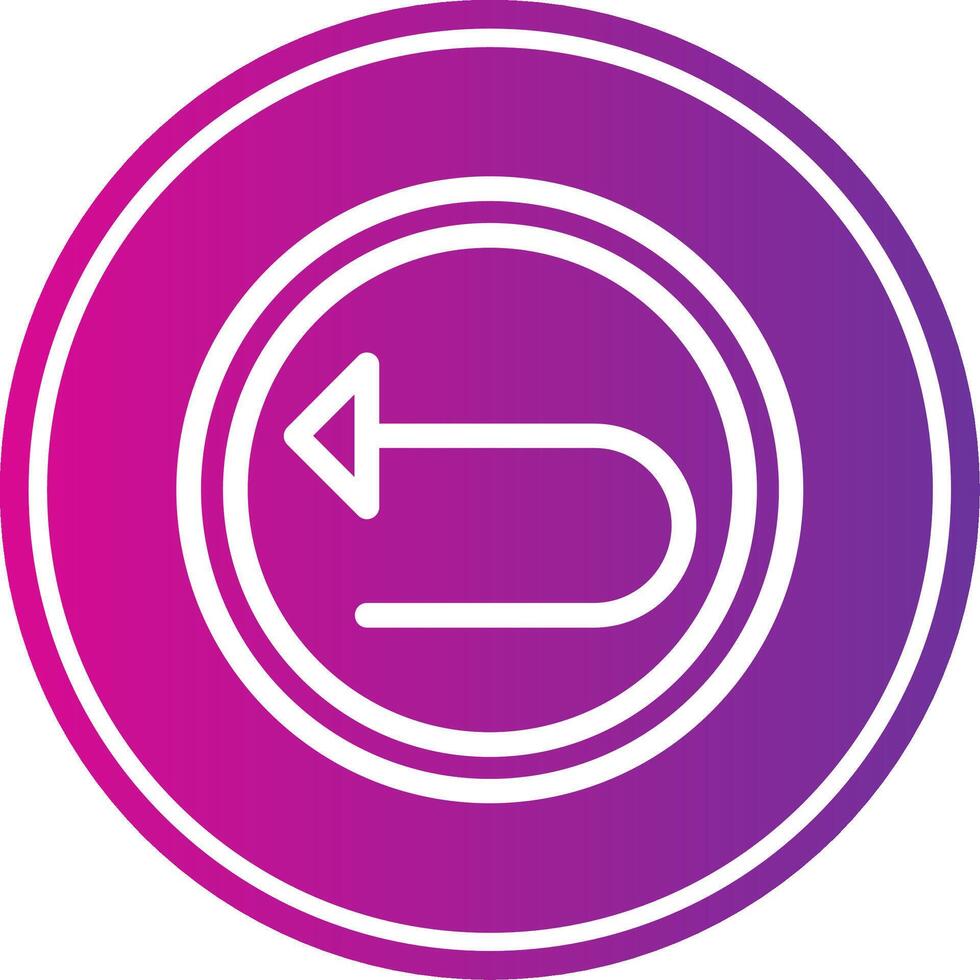 Left Arrow Colorful vector
