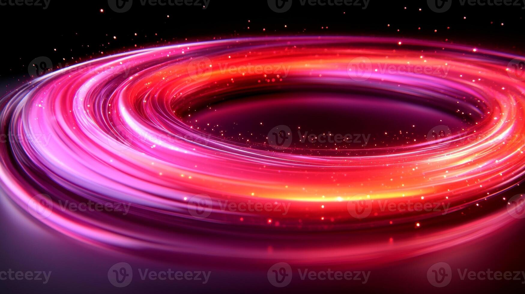 Abstract background with glowing red and pink light photo