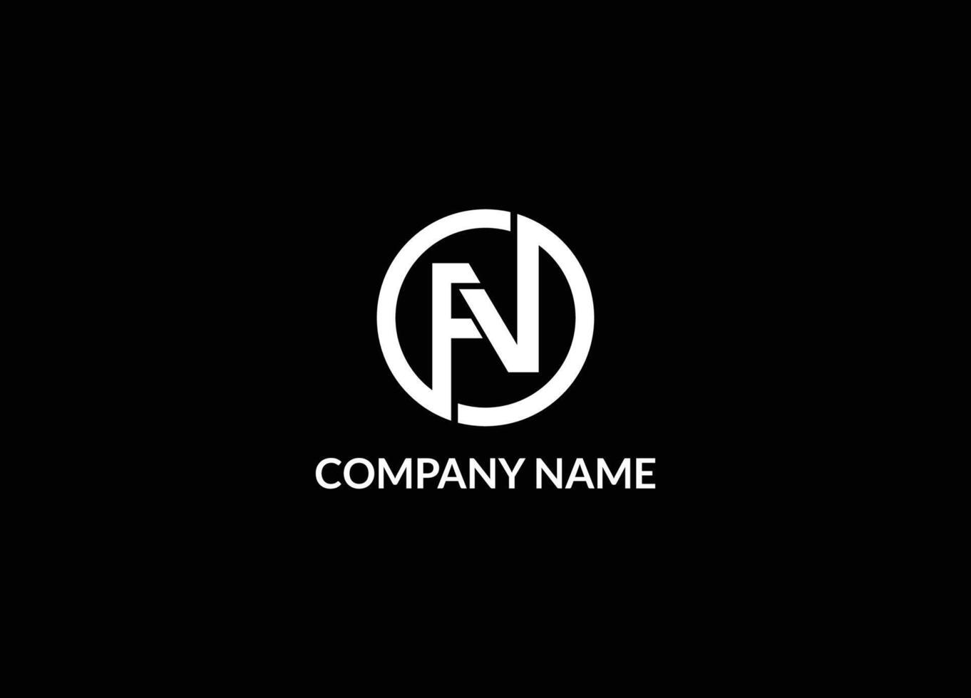 FN Logo Design Concept. Alphabet letter icon logo FN. Alphabet letters Initials Monogram logo FN, NF, F and N vector