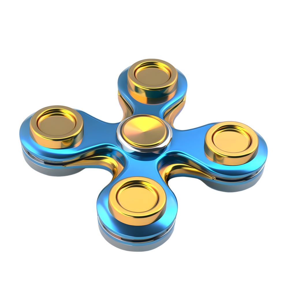 Fidget Spinner isolated on transparent background png
