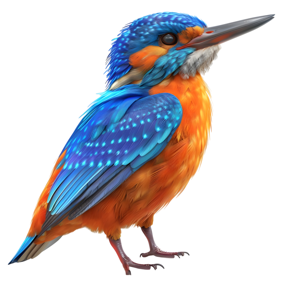 Kingfisher Isolated on Transparent Background png