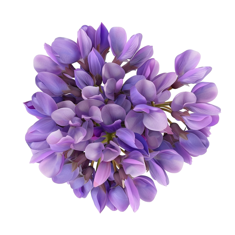 purple Lavender Petals isolated on transparent background png
