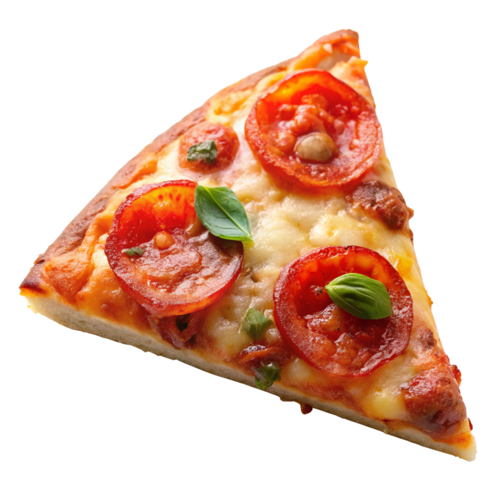 pizza slice isolated on transparent background png