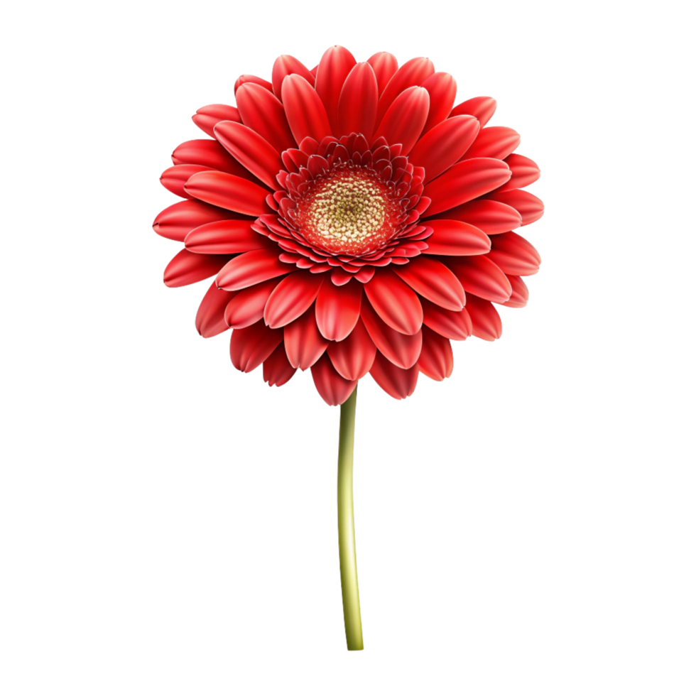 red flower isolated on transparent background png