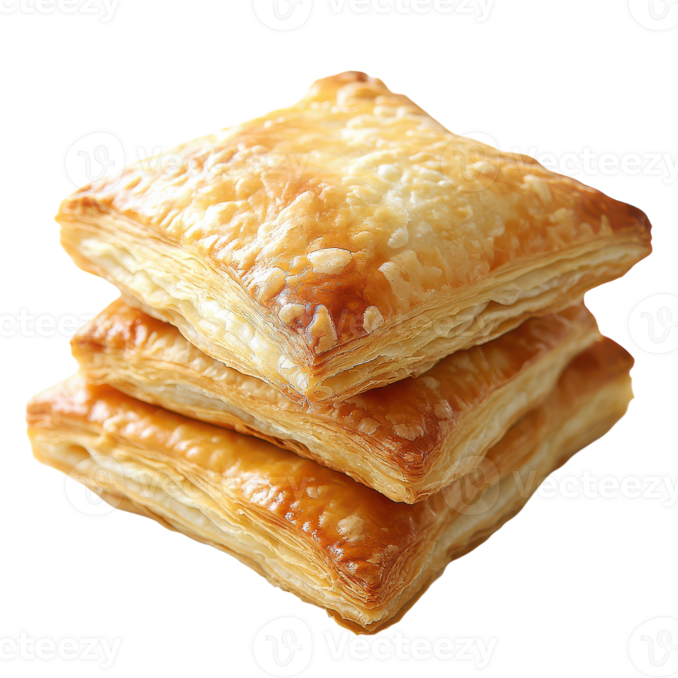 Delicious Puff Pastry with a Light Background for Culinary Use png