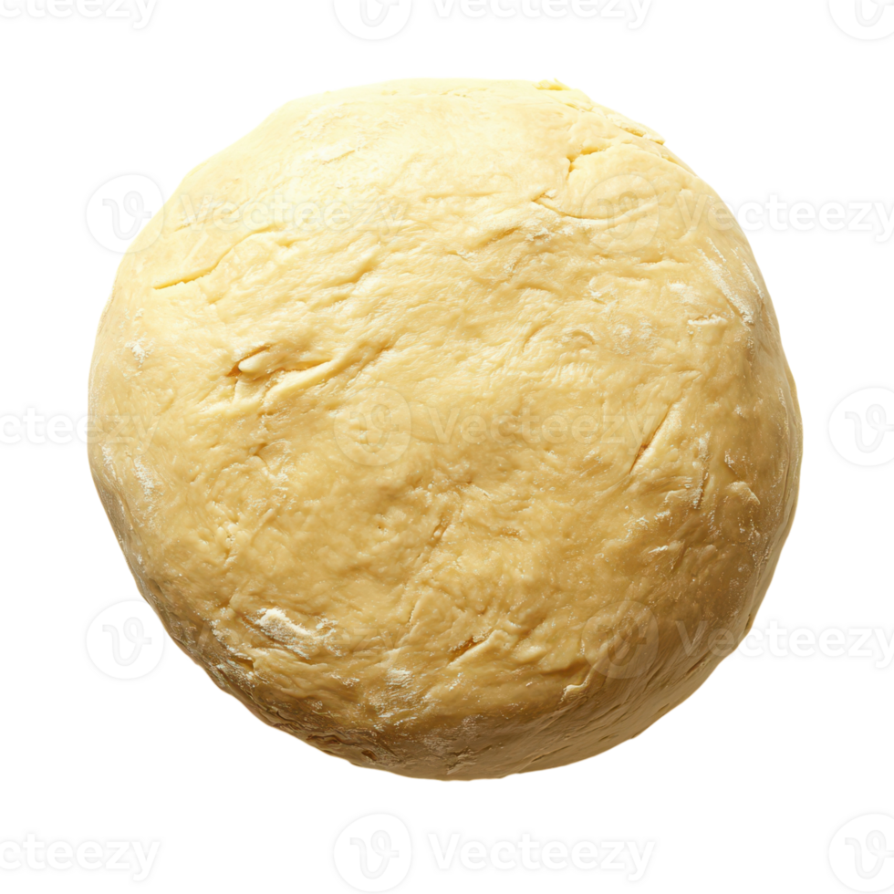 Raw Dough on White Background for Culinary Arts and Baking Projects png