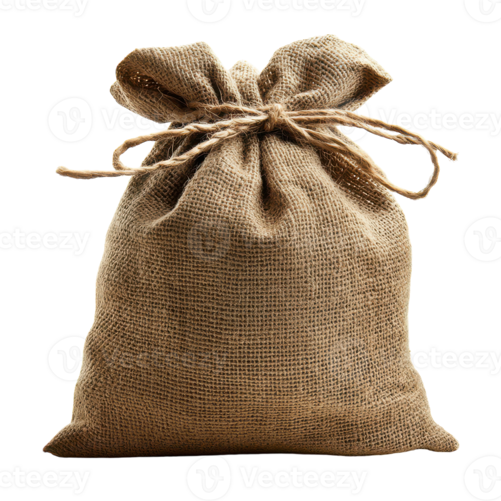 Stylish Sack on a White Background for Creative Projects png