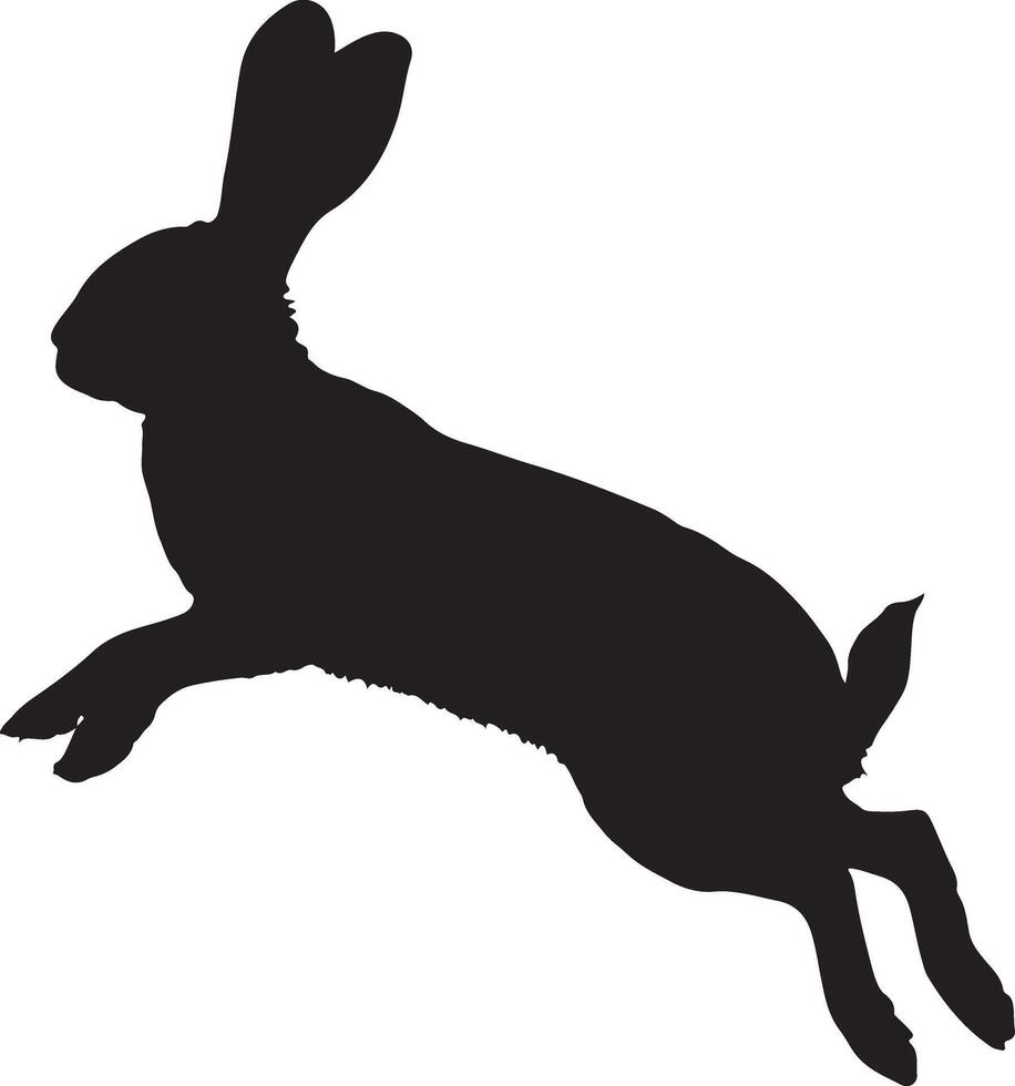Rabbit Silhouettes Adorable Designs for Crafts and More vector