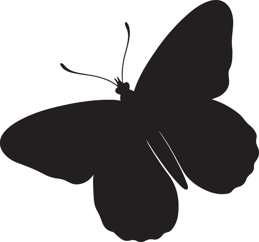Butterfly Silhouette Elegant Designs for Crafts and Graphics vector