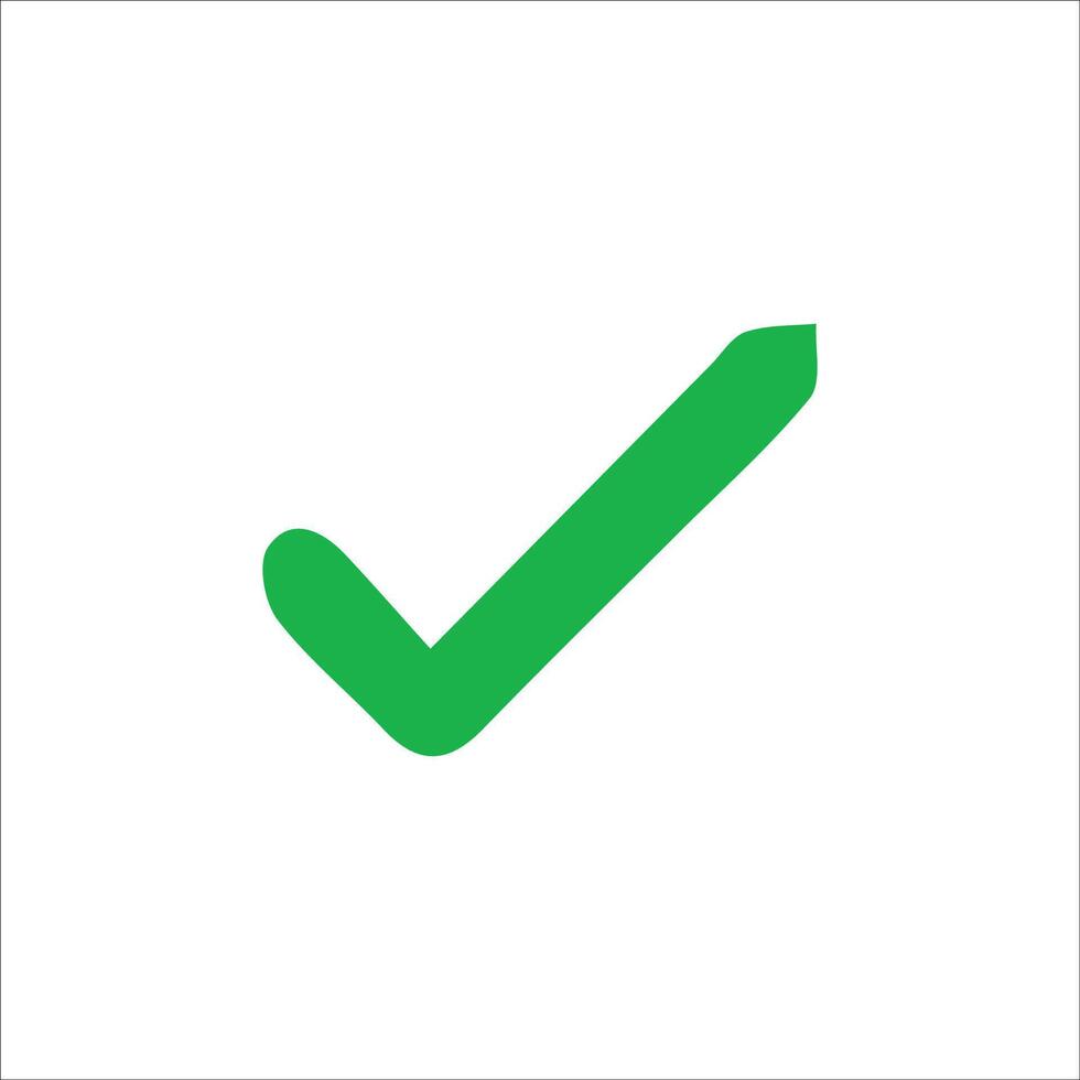 check mark icon . Approval check icon isolated vector