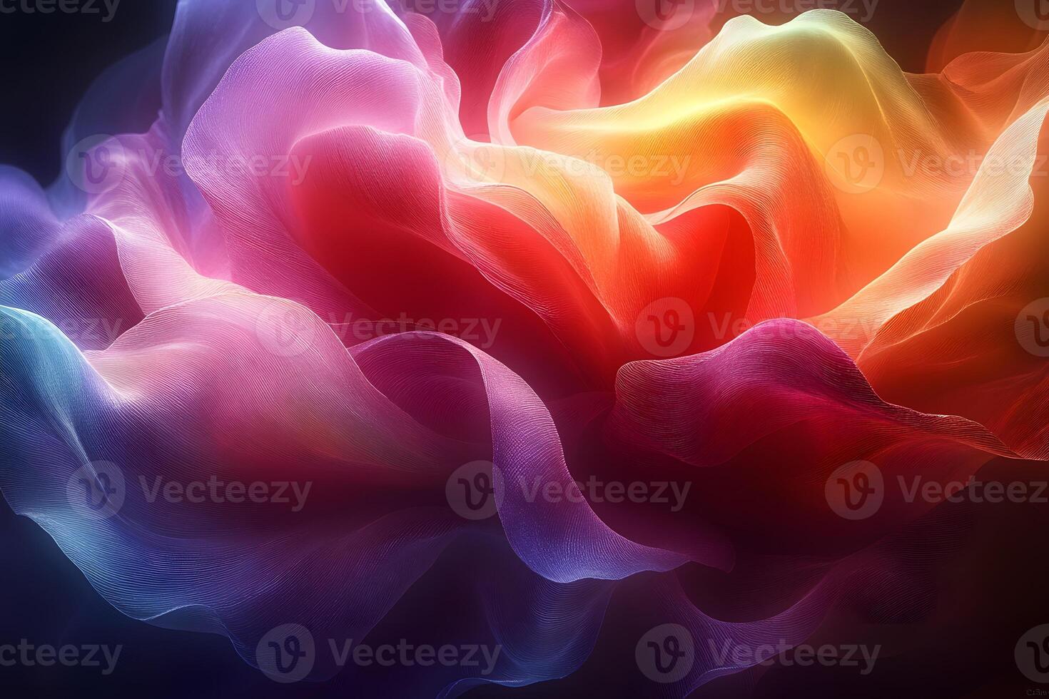 Abstract Floral Design for Creative Projects and Print Media photo