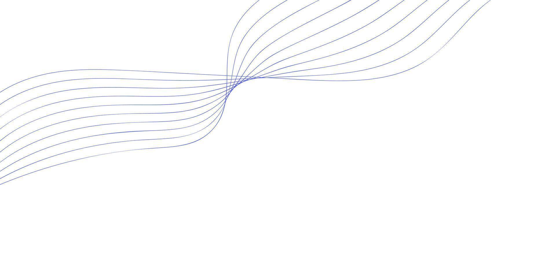 Wavy abstract lines background, banner 3 vector