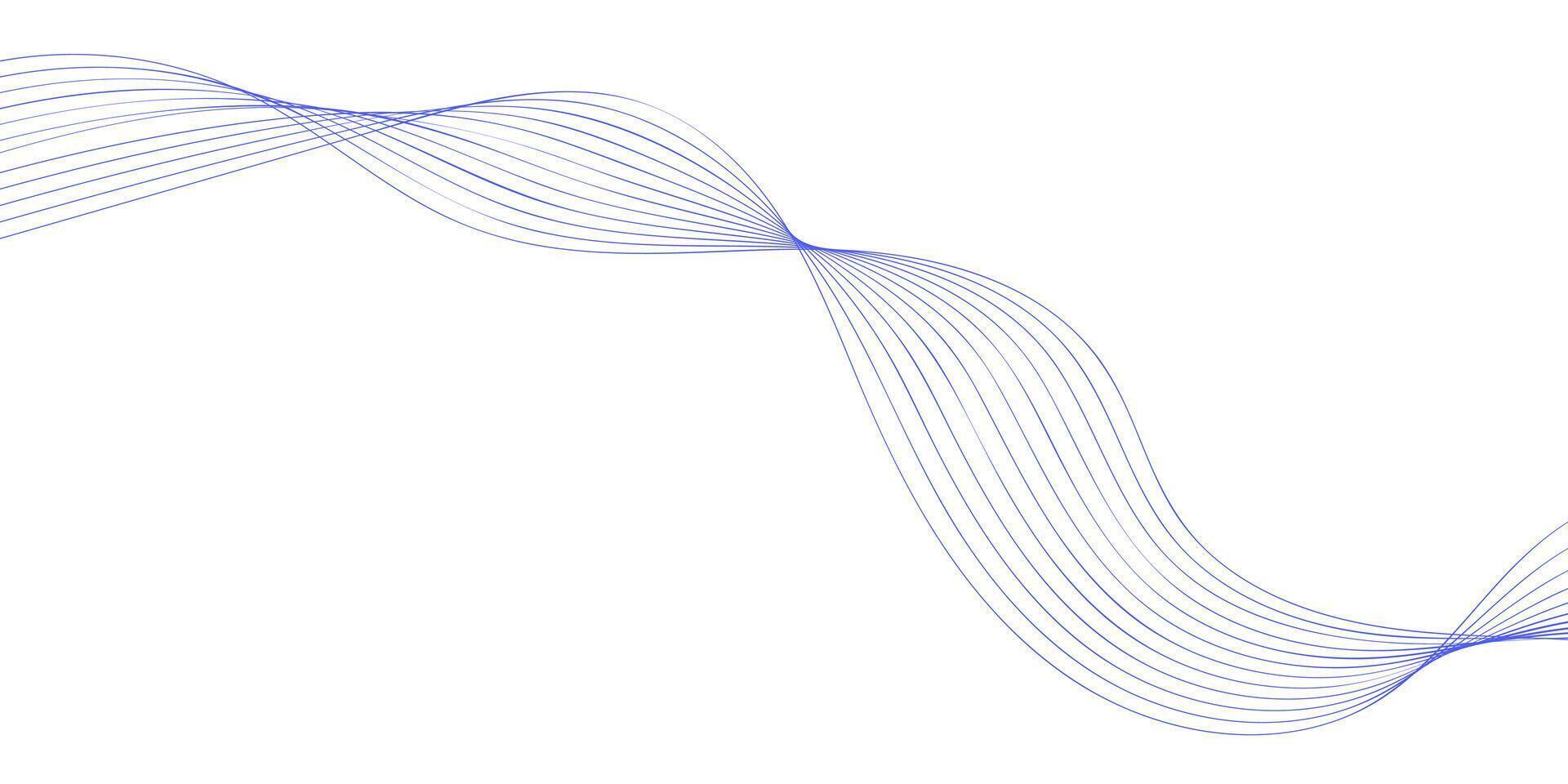 Wavy abstract lines background, banner 1 vector