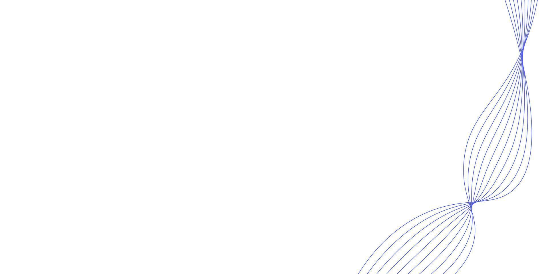 Wavy abstract lines background, banner 4 vector