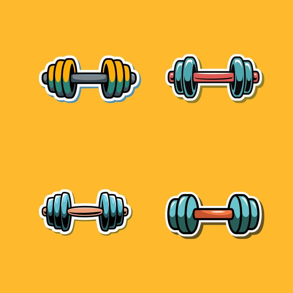 Versatile Kettlebell Icons in Black and White and Various Styles vector