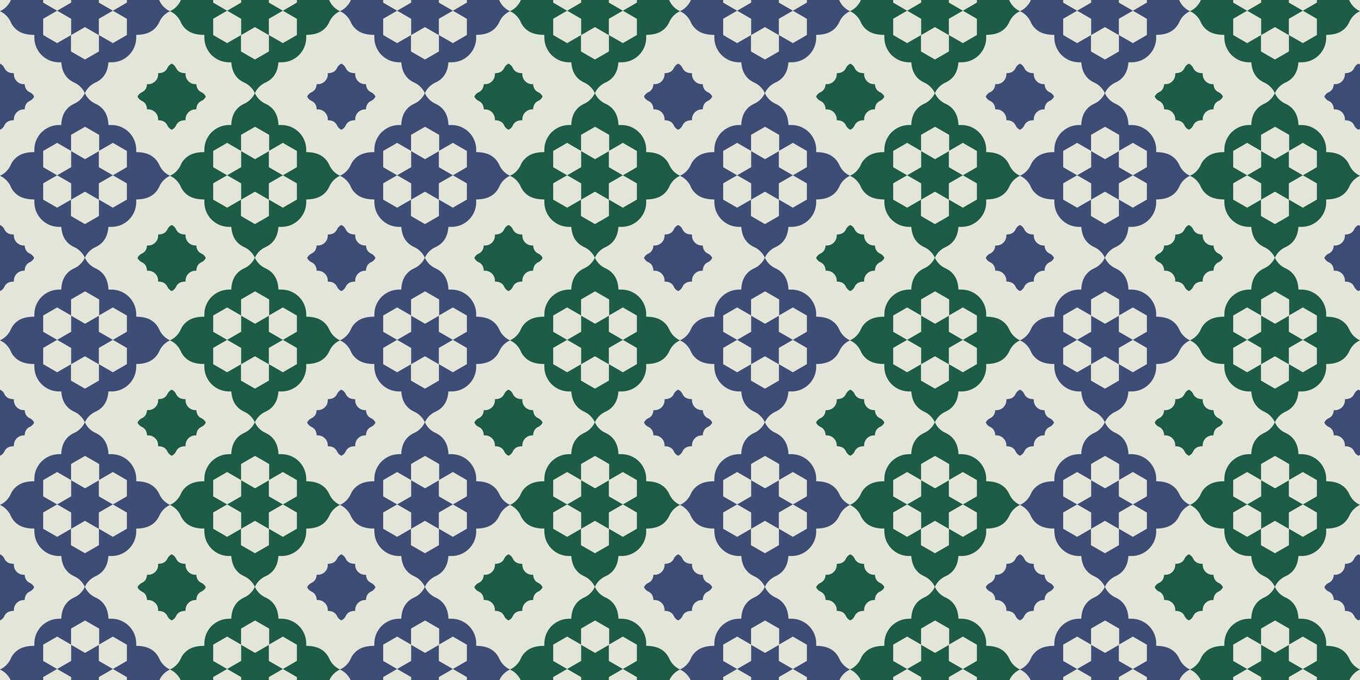 seamless pattern in authentic arabian style vector