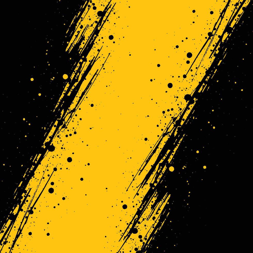 Versatile Yellow and Black Grunge Background vector