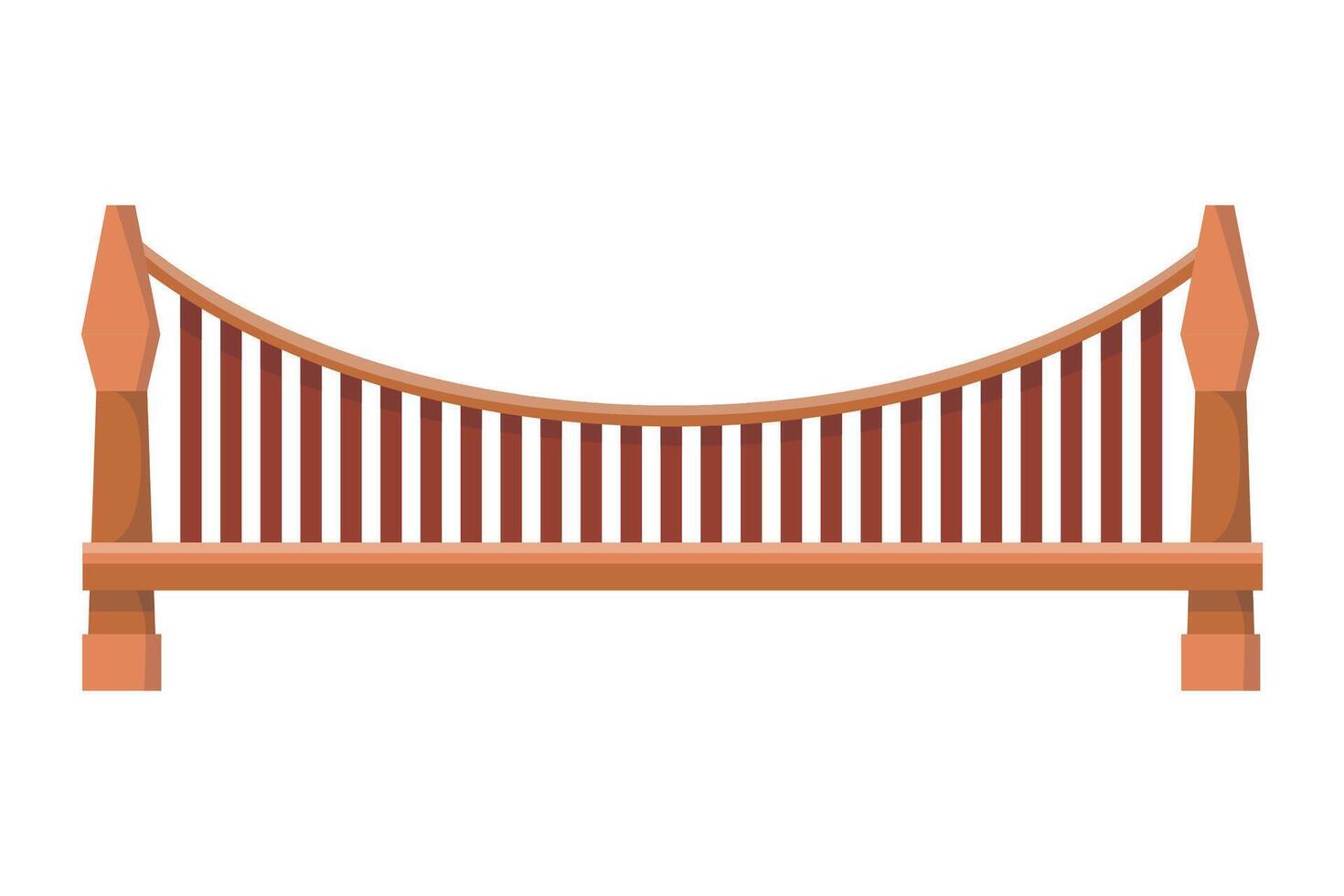 Distinctive Architectural Bridge Design Tailored for Creative Project and Idea vector