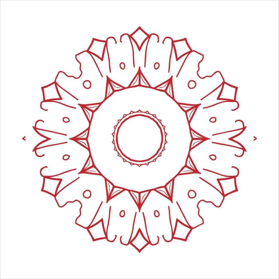 Elegant mandala background design vector