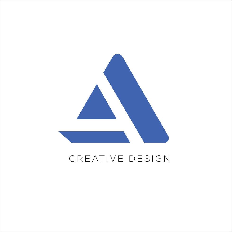 A initial letter logo design vector