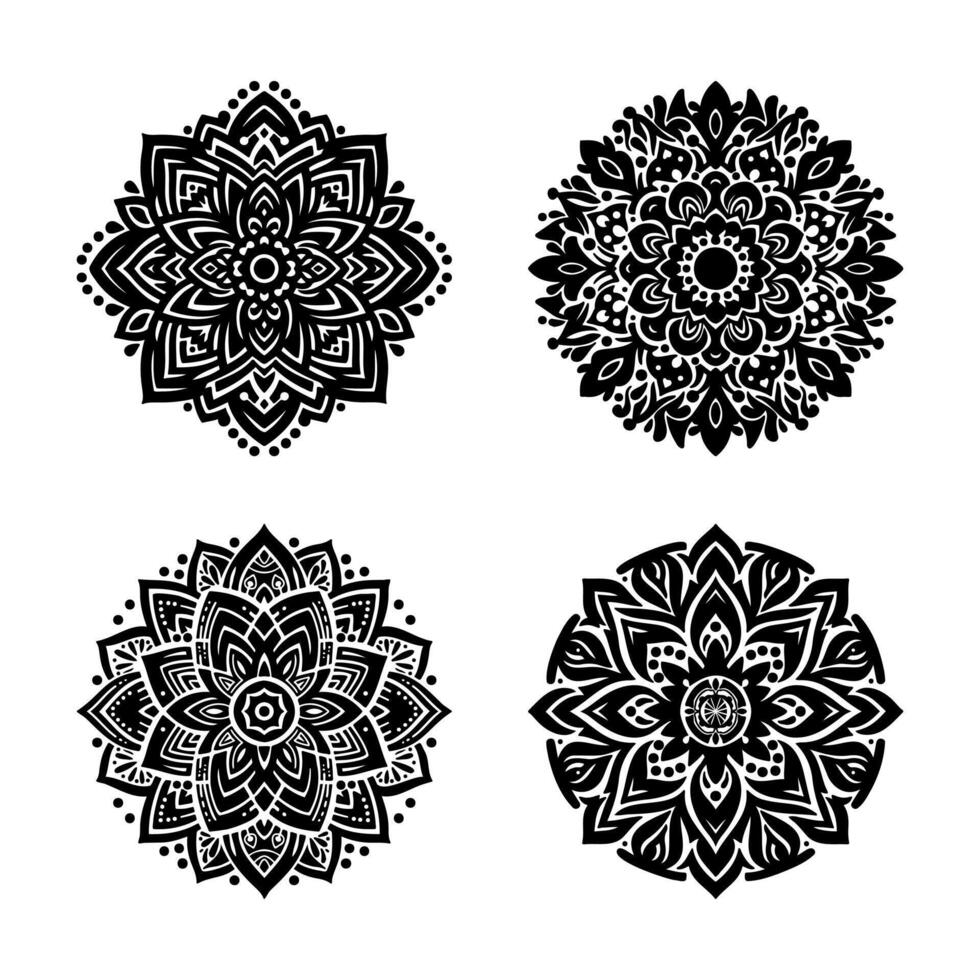 4 mandala collections for the designs you need vector