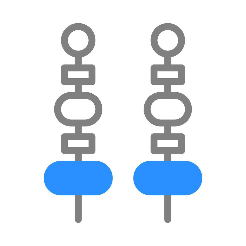 Skewers food icon. Concept of food, cuisine, and appetizer. vector