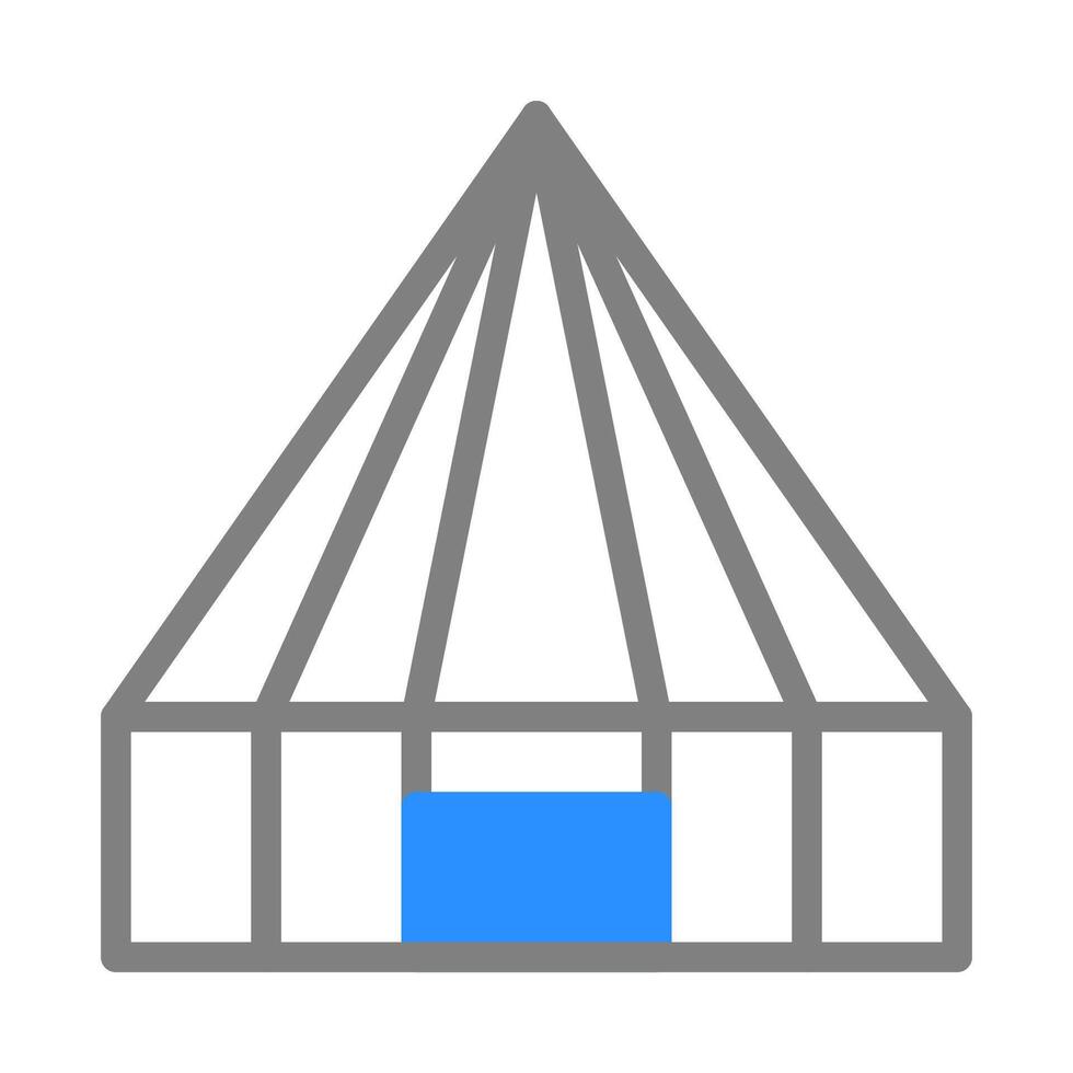 Simple Tent Icon. Concept of Camping, Outdoor Recreation, and Shelter. vector