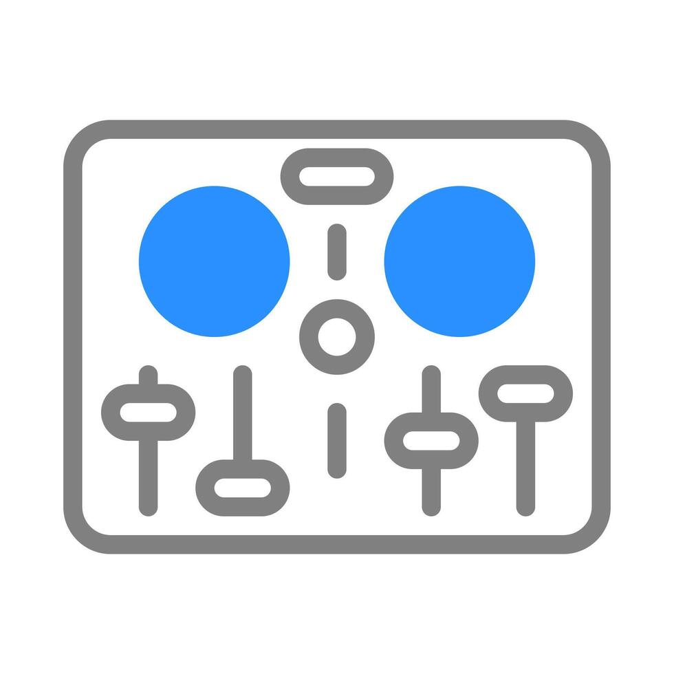 DJ Controller. Modern Music Production Equipment. vector