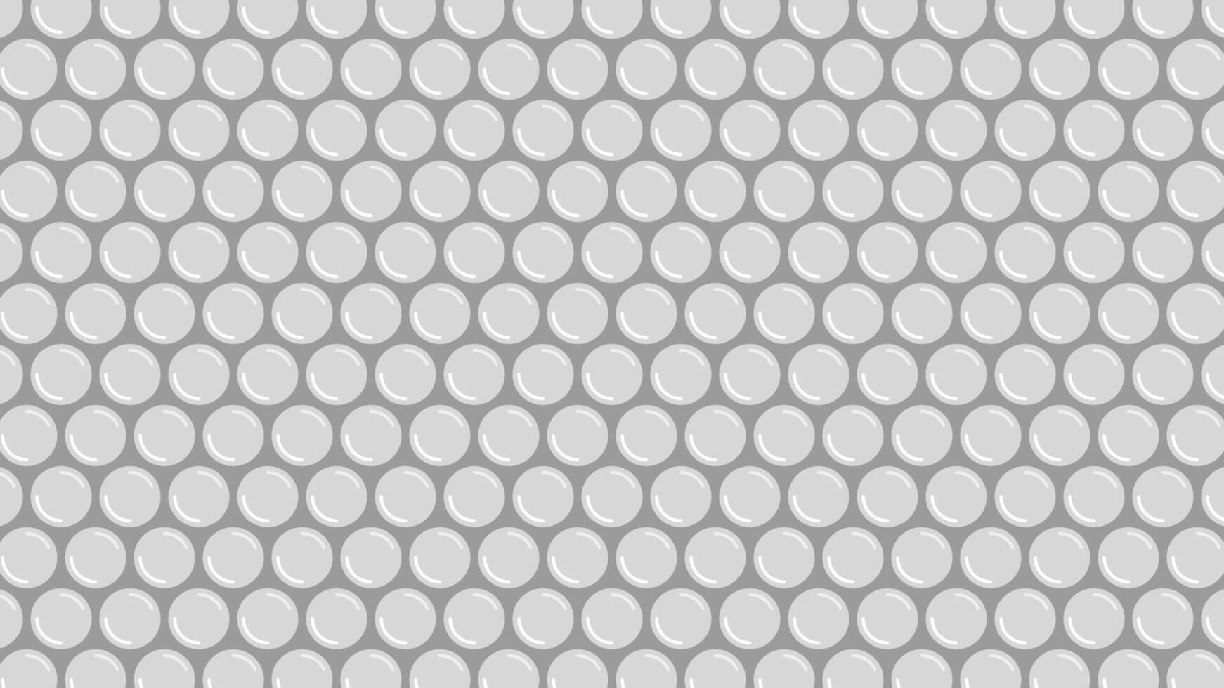A seamless clear bubble wrap pattern illustration with glossy and reflective spheres on a dark background, creating a modern and minimalistic design for various creative uses. vector