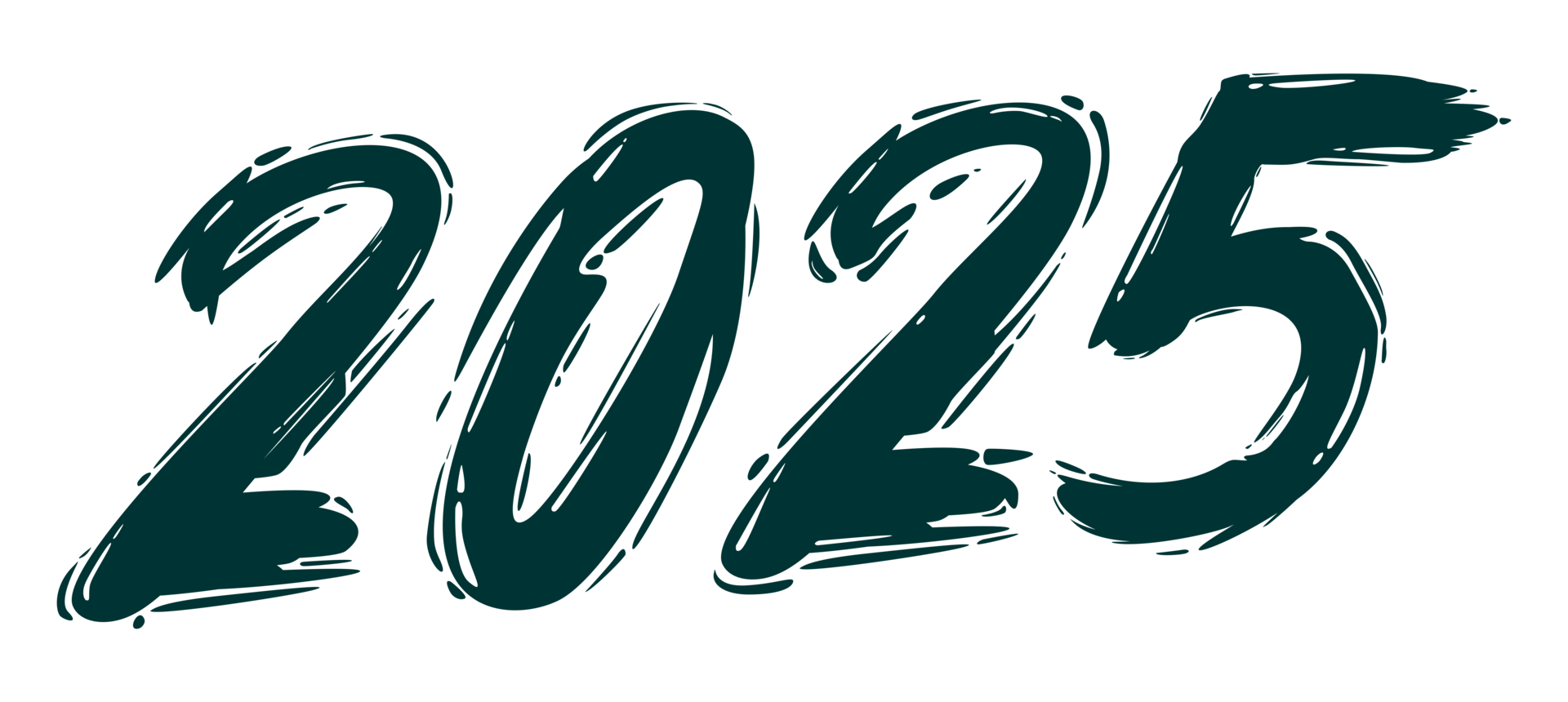 2025 Design Illustration, artistic, flat, simple, memorable and eye catching, can use for Calendar Design, Website, News, Content, Infographic or Graphic Design Element. png