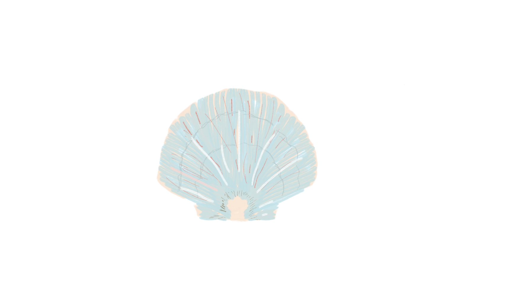 Shellfish in Blue and Nude Color png