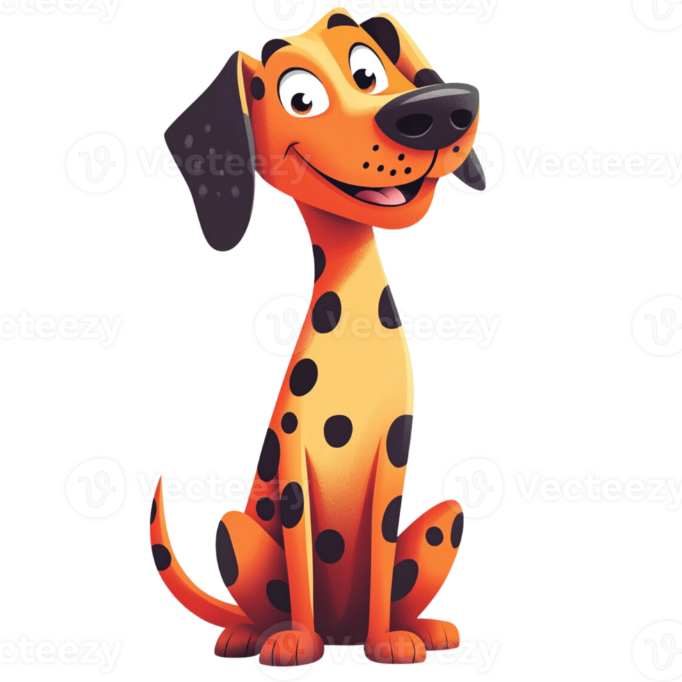 Puppy Smiles Sitting isolate on transparent backgorund. png