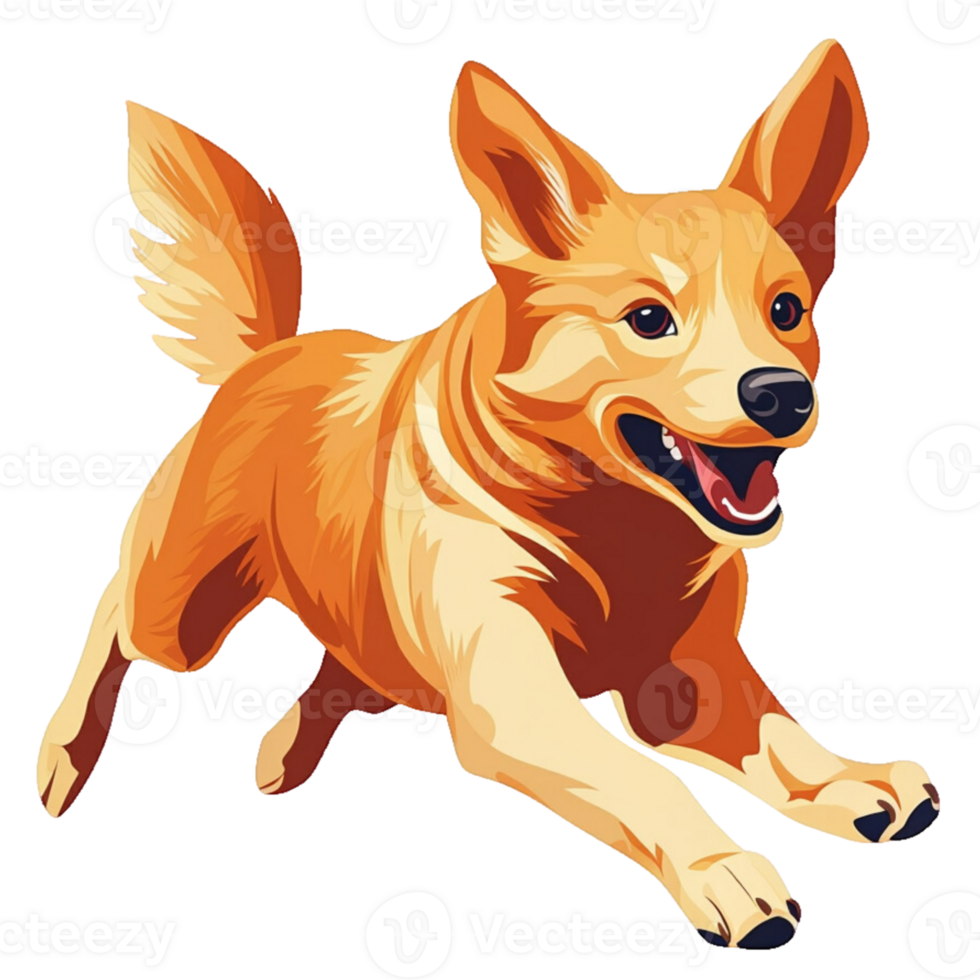 Puppy Running Happily png